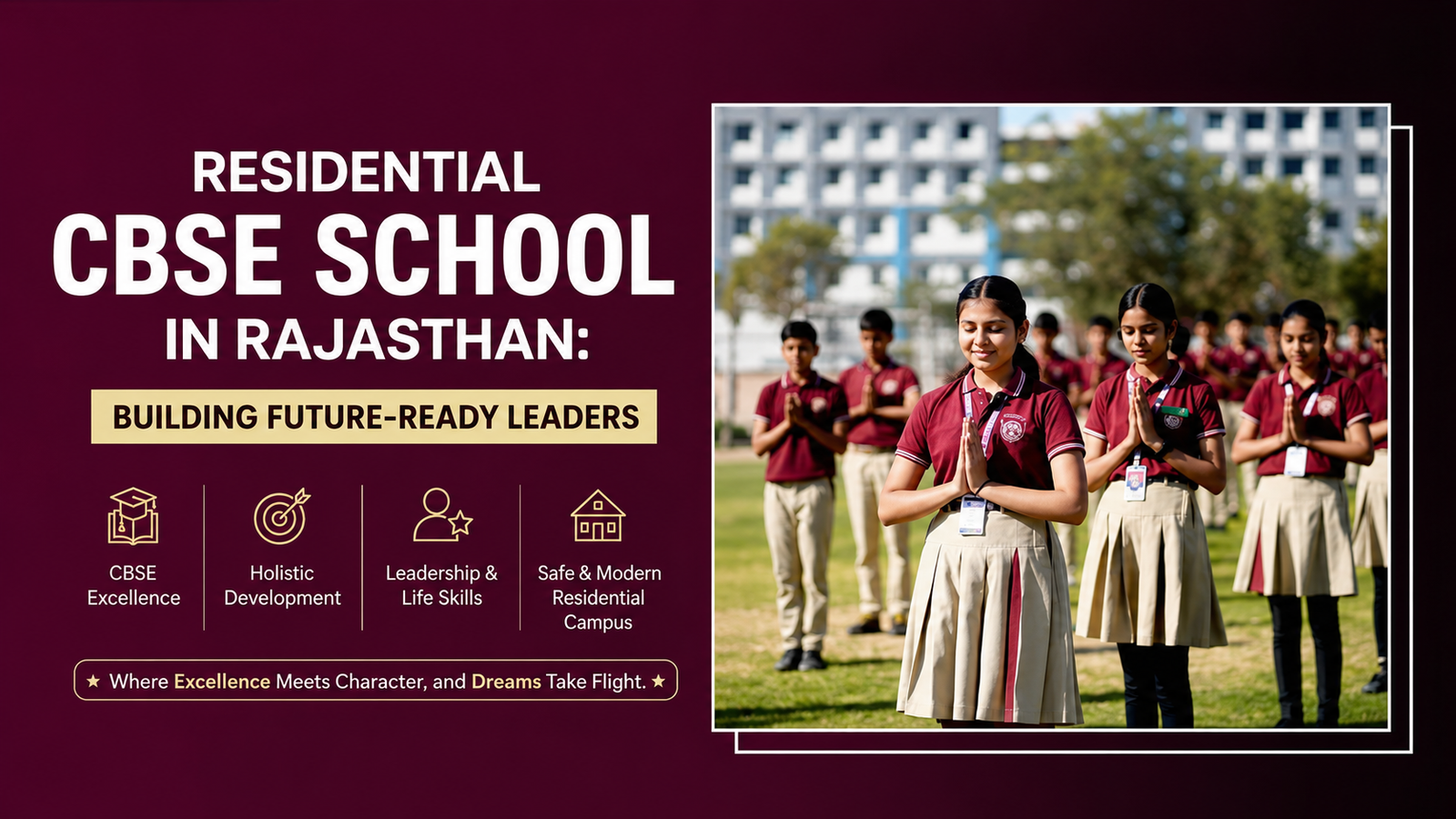 Residential CBSE School in Rajasthan: Building Future-Ready Leaders