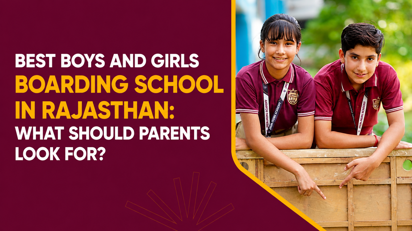 Best Boys and Girls Boarding School in Rajasthan: What Should Parents Look For?
